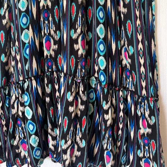 HALTER DRESS MOSSIMO. TIES ON BACK, ELASTIC WAIST, FLOWY RUFFLED HEM. BOHO. NWT - Picture 11 of 14